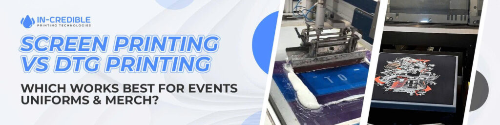 Screen Printing services vs. DTG Printing services