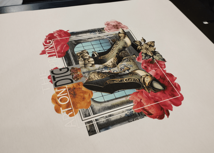 Hybrid Digital Printing - screen printed underbase and digital printing of colors